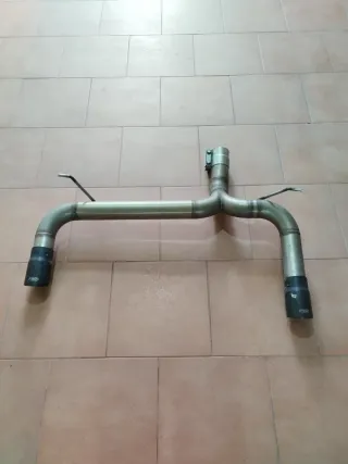 Doble Salida Escape BMW con difusor.