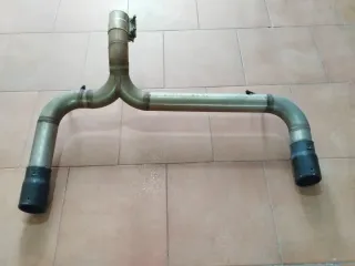 Doble Salida Escape BMW con difusor.