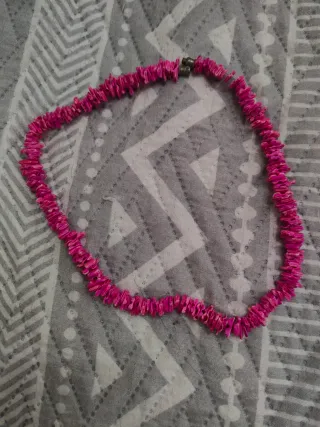 Collares estilo étnico color turquesa y color plat