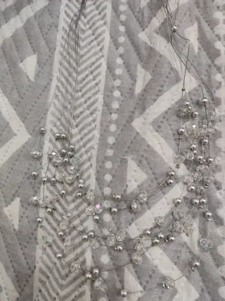 Collares estilo étnico color turquesa y color plat