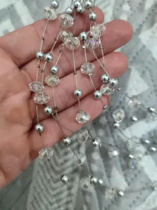 Collares estilo étnico color turquesa y color plat