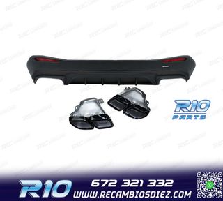 DIFUSOR MERCEDES GLC W254 23- LOOK AMG GLC63 NEGRO