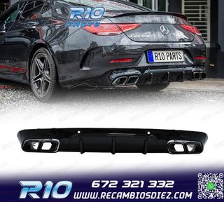 DIFUSOR MERCEDES W257 18-24 LOOK AMG CLS63
