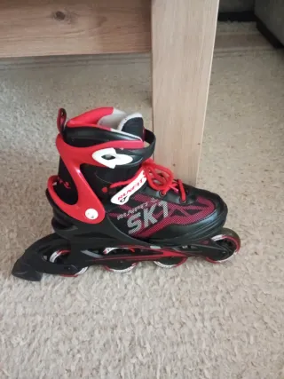 Patines en línea para niña, talla ajustable