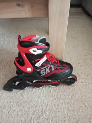 Patines en línea para niña, talla ajustable