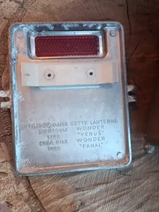 Lámpara Ferrocarril Francesa Años 50