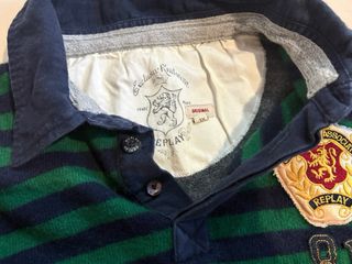 Jersey Replay Rayas Verde y Azul