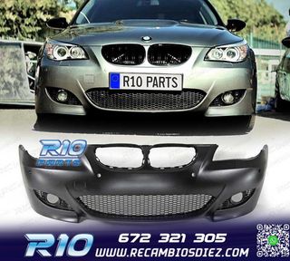 PARAGOLPES DELANTERO BMW E60 E61 03-07 LOOK M5 PDC LAVAFAROS
