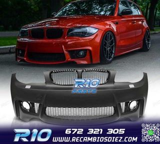 PARAGOLPES DELANTERO BMW E81 E82 E87 E88 04-13 LOOK 1M + PAR