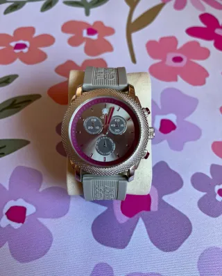 Reloj Calgary Cronógrafo Rosa y Plata