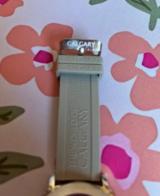 Reloj Calgary Cronógrafo Rosa y Plata