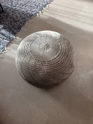 Puff Sandared Ikea Beige