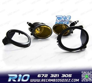 PARAGOLPES DELANTERO BMW E46 99-05 LOOK M3 + NIEBLAS AMARILL