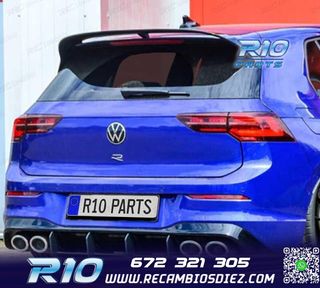 ALERON SPOILER VOLKSWAGEN VW GOLF 8 GTI 20- NEGRO BRILLO