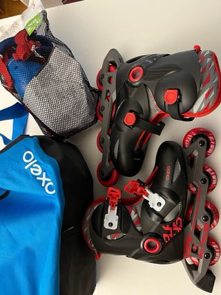 Patines línea Talla 32-34 + Bolsa + Protecciones