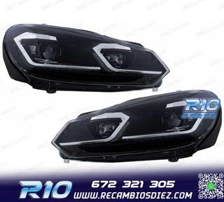 FAROS VOLKSWAGEN VW GOLF 6 08-13 LOOK SILVER GOLF 7 DINAMICO