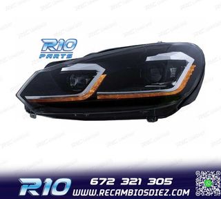 FAROS VOLKSWAGEN VW GOLF 6 08-13 LOOK SILVER GOLF 7 DINAMICO