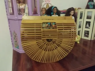 Bolso de bambú artesanal