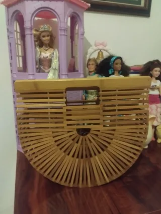 Bolso de bambú artesanal