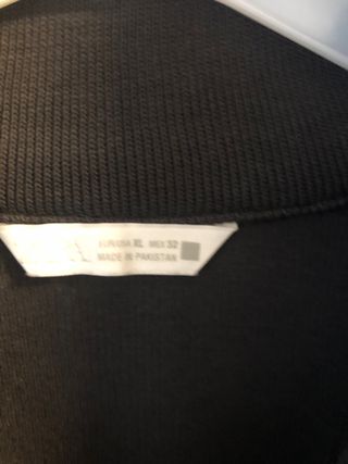 Sudadera Zara gris Cremallera