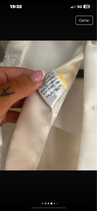 Vestido de comunión blanco