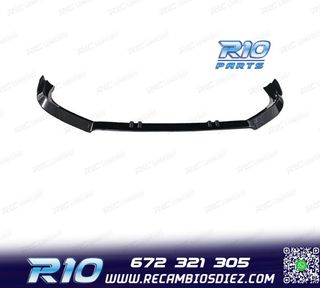 SPOILER LIP VOLKSWAGEN VW GOLF 6 09-13 NEGRO BRILLO