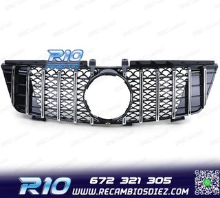 PARRILLA MERCEDES M ML W164 05-08 NEGRO CROMO