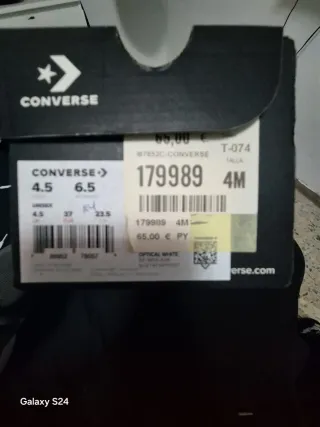 Zapatillas Converse Blancas Talla 37