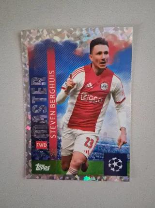 CROMO, MASTER, TOPPS, STEVEN BERGHUIS, UEFA CHAMPI