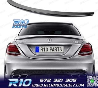 ALERON SPOILER MERCEDES CLASE C W205 14-21 LOOK AMG NEGRO BR