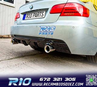 DIFUSOR BMW E92 E93 06-14 LOOK M PERFORMANCE NEGRO BRILLO