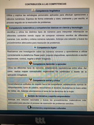 Material Propio Programación Oposiciones Primaria