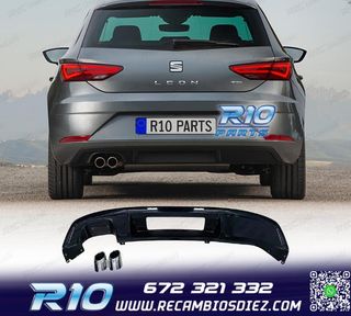 DIFUSOR SEAT LEON 17-20 LOOK FR NEGRO BRILLO + COLAS ESCAPE