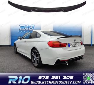 ALERON SPOILER BMW F32 COUPE 13-20 LOOK M4 NEGRO BRILLO