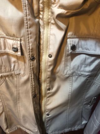 Cazadora beige talla XXL