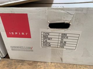 4 llantas ISPIRI ISR6 10x20 5x112 et35 66.6