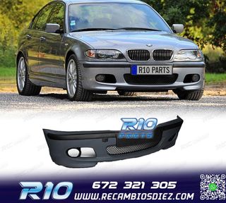 PARAGOLPES DELANTERO BMW E46 99-05 LOOK M + NIEBLAS AMARILLO