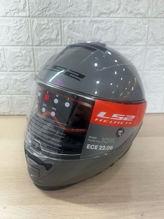LS2 Casco de moto integral STORM II Nardo Grey S