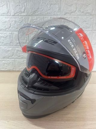 LS2 Casco de moto integral STORM II Nardo Grey S