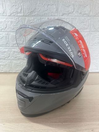 LS2 Casco de moto integral STORM II Nardo Grey S