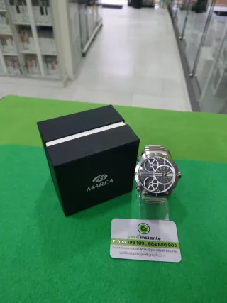 Reloj Marea 54214 Plata y Negro