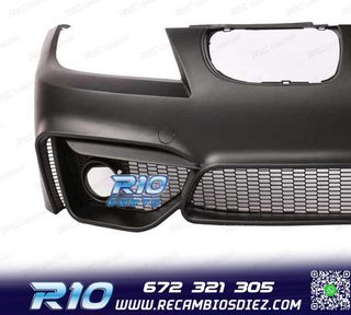 PARAGOLPES DELANTERO BMW E90 E91 05-08 LOOK M4 REJILLAS NIEB