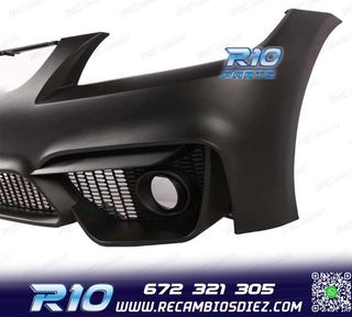 PARAGOLPES DELANTERO BMW E90 E91 05-08 LOOK M4 REJILLAS NIEB