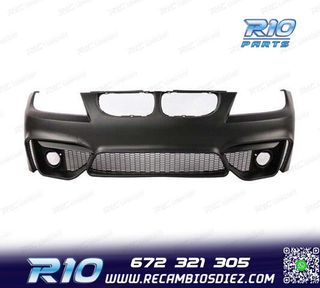 PARAGOLPES DELANTERO BMW E90 E91 05-08 LOOK M4 REJILLAS NIEB