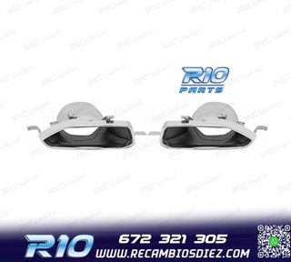 COLAS DE ESCAPE BMW G20 G21 23-25 LOOK M PERFORMANCE PLATA