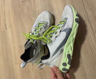 Zapatillas Nike React Element 55 Blancas y Verdes