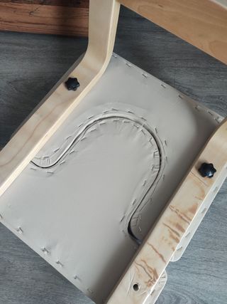 Banco Yoga Madera y Cuero