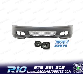 PARAGOLPES DELANTERO BMW E46 COUPE CABRIO + NIEBLAS LOOK M