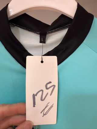 Maillot Bianchi Talla L Celeste y Negro