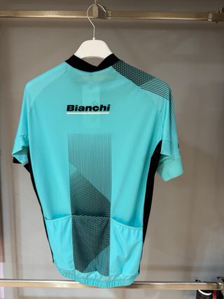 Maillot Bianchi Talla L Celeste y Negro